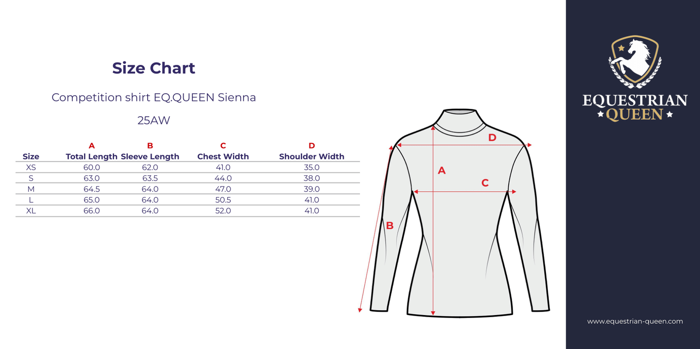 Competition shirt EQ.QUEEN Sienna