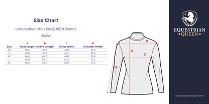 Competition shirt EQ.QUEEN Sienna