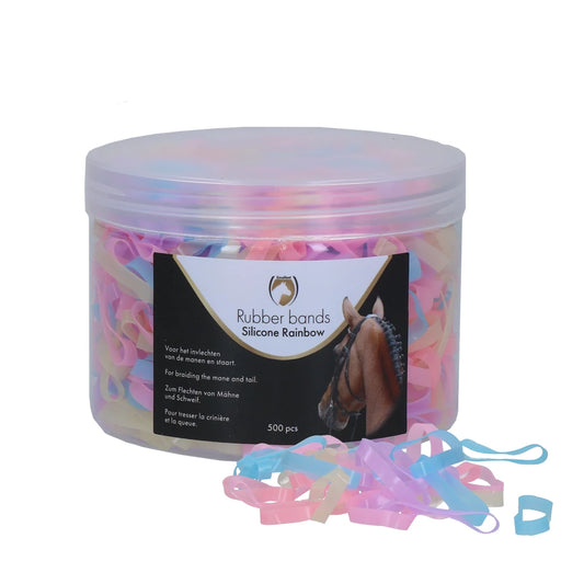 silicone rainbow elastiekjes